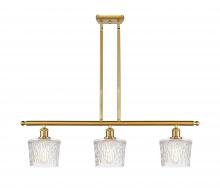 Innovations Lighting 516-3I-SG-G402 - Niagara - 3 Light - 36 inch - Satin Gold - Stem hung - Island Light