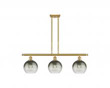 Innovations Lighting 516-3I-SG-G483-8SL - Brookhaven Globe - 3 Light - 36 inch - Satin Gold - Stem Hung - Island Light