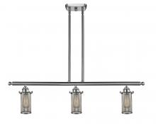Innovations Lighting 516-3I-SN-220 - Bleecker 3 Light Island Light