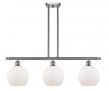 Innovations Lighting 516-3I-SN-G121 - Athens - 3 Light - 36 inch - Brushed Satin Nickel - Stem hung - Island Light