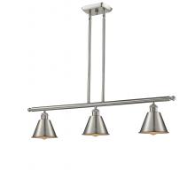 Innovations Lighting 516-3I-SN-M8 - Smithfield - 3 Light - 36 inch - Brushed Satin Nickel - Stem hung - Island Light