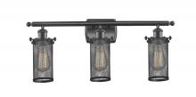 Innovations Lighting 516-3W-BK-220 - Bleecker 3 Light Bath Vanity Light