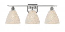 Innovations Lighting 516-3W-SN-NBD-75-NAT - Bristol Natural - 3 Light - 28 inch - Brushed Satin Nickel - Bath Vanity Light