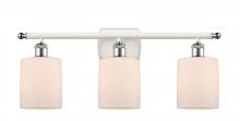 Innovations Lighting 516-3W-WPC-G111 - Cobbleskill - 3 Light - 25 inch - White Polished Chrome - Bath Vanity Light