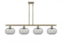 Innovations Lighting 516-4I-AB-G247 - Gorham - 4 Light - 48 inch - Antique Brass - Stem hung - Island Light