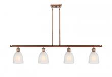 Innovations Lighting 516-4I-AC-G441 - Brookfield - 4 Light - 48 inch - Antique Copper - Stem hung - Island Light