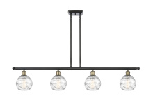 Innovations Lighting 516-4I-BAB-G1213-6CL - Athens Deco Swirl - 4 Light - 48 inch - Black Antique Brass - Stem Hung - Island Light