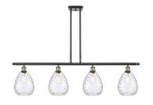 Innovations Lighting 516-4I-BAB-G372 - Waverly - 4 Light - 48 inch - Black Antique Brass - Stem hung - Island Light
