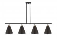 Innovations Lighting 516-4I-BAB-MBC-8-BK - Berkshire - 4 Light - 48 inch - Black Antique Brass - Stem hung - Island Light