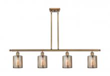 Innovations Lighting 516-4I-BB-G116 - Cobbleskill - 4 Light - 48 inch - Brushed Brass - Stem hung - Island Light