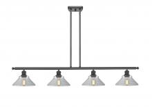 Innovations Lighting 516-4I-BK-G132 - Orwell - 4 Light - 48 inch - Matte Black - Stem hung - Island Light