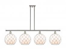 Innovations Lighting 516-4I-PN-G121-10RW - Farmhouse Rope - 4 Light - 48 inch - Polished Nickel - Stem hung - Island Light