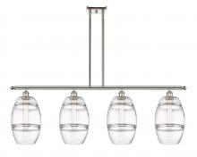 Innovations Lighting 516-4I-PN-G557-8CL - Vaz - 4 Light - 48 inch - Polished Nickel - Stem hung - Island Light