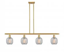 Innovations Lighting 516-4I-SG-G105 - Belfast - 4 Light - 48 inch - Satin Gold - Stem hung - Island Light