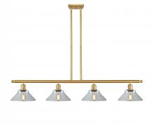 Innovations Lighting 516-4I-SG-G132 - Orwell - 4 Light - 48 inch - Satin Gold - Stem hung - Island Light