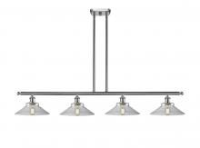 Innovations Lighting 516-4I-SN-G132-LED - Orwell - 4 Light - 48 inch - Brushed Satin Nickel - Stem hung - Island Light