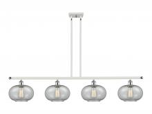 Innovations Lighting 516-4I-WPC-G247 - Gorham - 4 Light - 48 inch - White Polished Chrome - Stem hung - Island Light