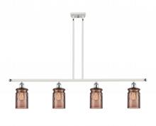 Innovations Lighting 516-4I-WPC-G352-TOF - Candor 4 Light Island Light