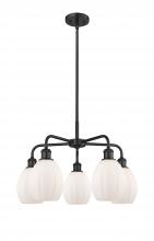 Innovations Lighting 516-5CR-BK-G81 - Eaton - 5 Light - 24 inch - Matte Black - Chandelier