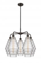 Innovations Lighting 516-5CR-OB-G672-8 - Cascade - 5 Light - 26 inch - Oil Rubbed Bronze - Chandelier