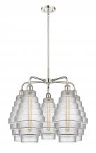 Innovations Lighting 516-5CR-PN-G672-8 - Cascade - 5 Light - 26 inch - Polished Nickel - Chandelier