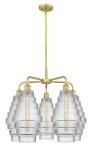 Innovations Lighting 516-5CR-SG-G672-8 - Cascade - 5 Light - 26 inch - Satin Gold - Chandelier