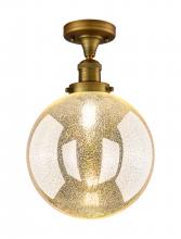 Innovations Lighting 517-1CH-BB-G208-10 - Beacon - 1 Light - 10 inch - Brushed Brass - Semi-Flush Mount