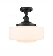Innovations Lighting 517-1CH-BK-G691-12 - Bridgeton - 1 Light - 12 inch - Matte Black - Semi-Flush Mount