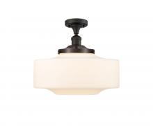 Innovations Lighting 517-1CH-OB-G691-16 - Bridgeton - 1 Light - 16 inch - Oil Rubbed Bronze - Semi-Flush Mount