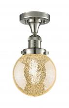 Innovations Lighting 517-1CH-PN-G208-6 - Beacon - 1 Light - 6 inch - Polished Nickel - Semi-Flush Mount