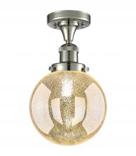 Innovations Lighting 517-1CH-PN-G208-8 - Beacon - 1 Light - 8 inch - Polished Nickel - Semi-Flush Mount