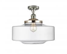 Innovations Lighting 517-1CH-PN-G692-16 - Bridgeton - 1 Light - 16 inch - Polished Nickel - Semi-Flush Mount