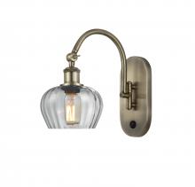 Innovations Lighting 518-1W-AB-G92 - Fenton - 1 Light - 7 inch - Antique Brass - Adjustable Swing Arm