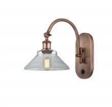 Innovations Lighting 518-1W-AC-G132 - Orwell - 1 Light - 8 inch - Antique Copper - Adjustable Swing Arm