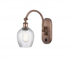 Innovations Lighting 518-1W-AC-G292 - Salina - 1 Light - 6 inch - Antique Copper - Adjustable Swing Arm