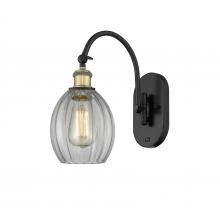 Innovations Lighting 518-1W-BAB-G82 - Eaton - 1 Light - 6 inch - Black Antique Brass - Adjustable Swing Arm