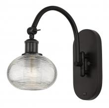 Innovations Lighting 518-1W-OB-G555-6CL - Ithaca - 1 Light - 6 inch - Oil Rubbed Bronze - Adjustable Swing Arm