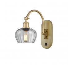 Innovations Lighting 518-1W-SG-G92 - Fenton - 1 Light - 7 inch - Satin Gold - Adjustable Swing Arm