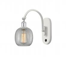 Innovations Lighting 518-1W-WPC-G105 - Belfast - 1 Light - 6 inch - White Polished Chrome - Adjustable Swing Arm