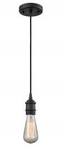 Innovations Lighting 561-1P-BK - Bare Bulb 1 Light Mini Pendant