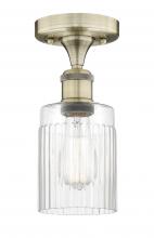 Innovations Lighting 616-1F-AB-G342 - Hadley - 1 Light - 5 inch - Antique Brass - Semi-Flush Mount