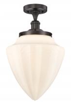 Innovations Lighting 616-1F-OB-G661-12 - Bridgeton - 1 Light - 12 inch - Oil Rubbed Bronze - Semi-Flush Mount
