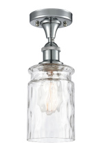 Innovations Lighting 616-1F-PC-G352 - Candor - 1 Light - 5 inch - Polished Chrome - Semi-Flush Mount