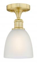 Innovations Lighting 616-1F-SG-G381 - Castile - 1 Light - 6 inch - Satin Gold - Semi-Flush Mount