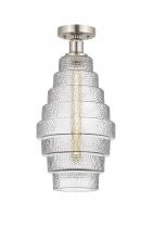 Innovations Lighting 616-1F-SN-G672-8 - Cascade - 1 Light - 8 inch - Brushed Satin Nickel - Flush Mount