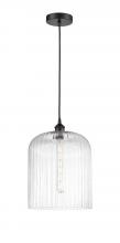 Innovations Lighting 616-1P-BK-G559-12CL - Bridal Veil - 1 Light - 5 inch - Matte Black - Cord hung - Mini Pendant