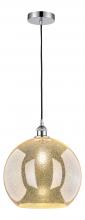 Innovations Lighting 616-1P-PC-G128-14 - Athens - 1 Light - 14 inch - Polished Chrome - Cord hung - Pendant