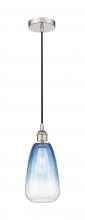 Innovations Lighting 616-1P-PN-G480-6SB - Brookhaven Almond - 1 Light - 6 inch - Polished Nickel - Cord hung - Mini Pendant