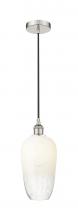 Innovations Lighting 616-1P-PN-G484-7OP - Brookhaven Flute - 1 Light - 7 inch - Polished Nickel - Cord hung - Mini Pendant