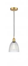 Innovations Lighting 616-1P-SG-G382 - Castile - 1 Light - 6 inch - Satin Gold - Cord hung - Mini Pendant